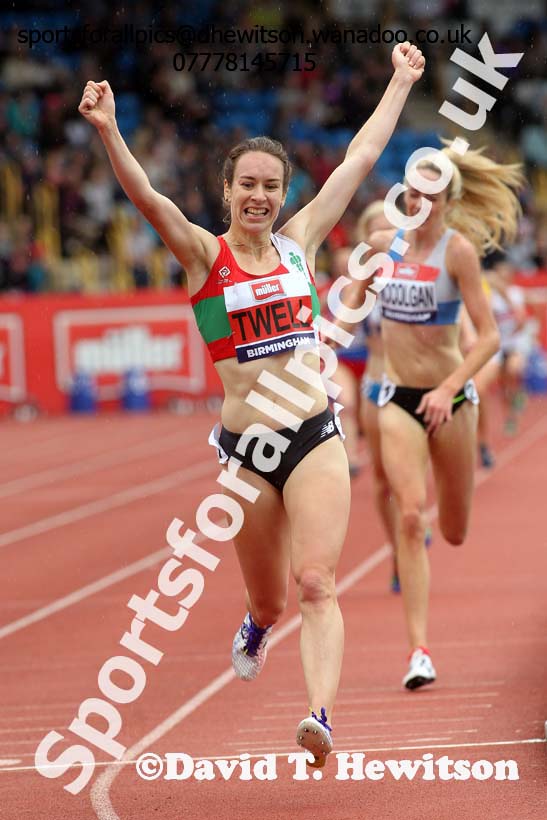 Womens 5000 metres, British Championships, Birmingham. Photo: David T. Hewitson/Sports for All Pics